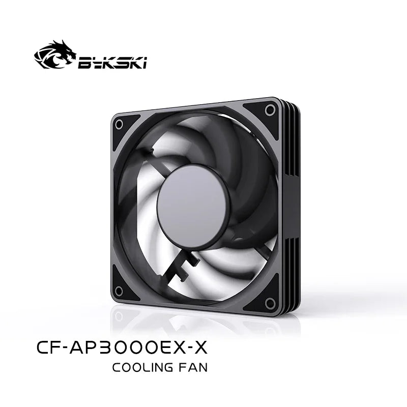 Bykski 120mm Fan Use for Water Cooling Radiator Computer PC Case 3008RPM Heatsink  Support PWM  CF-AP3000EX-X / CF-RBW3000EX-X