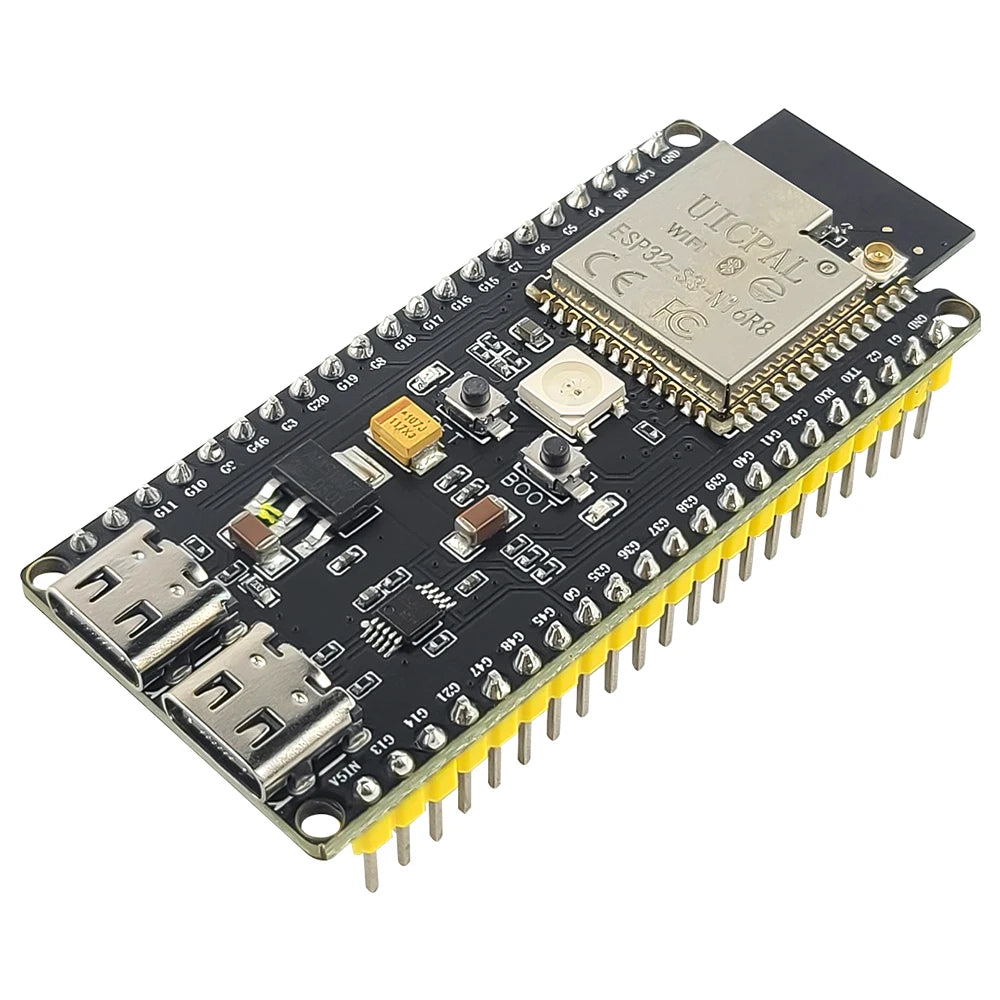 ESP32-S3-DevKitC-1 Development Board BT 2.4G Wifi Module for Arduino 8MB PSRAM 16MB FLASH N16R8 42Pin CH340C Type-C ESP32S3