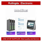 Industrial I/O Networking Module AI/AO/DI/DO 4-20mA 0-20mA, RJ45 RS485 Modbus TCP/RTU Gateway with OLED Display, DC 8-28V Powere