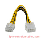 Multi Models 8Pin Adapter Splitter Power Cable 6Pin Cable 8Pin Cable SATA Cable Molex 4Pin for PCI Express GPU Video Converter