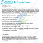 DS1302 DS1307 DS3231 AT24C32 IIC Module Precision Clock Module DS3231SN Memory Module Real Time Module 3.3V 5V For Raspberry Pi