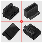 USB 3.0 19/20pin Male to Female Extension Adapter Angled 90 Degree Converter for Motherboard Connector Socket PH19A