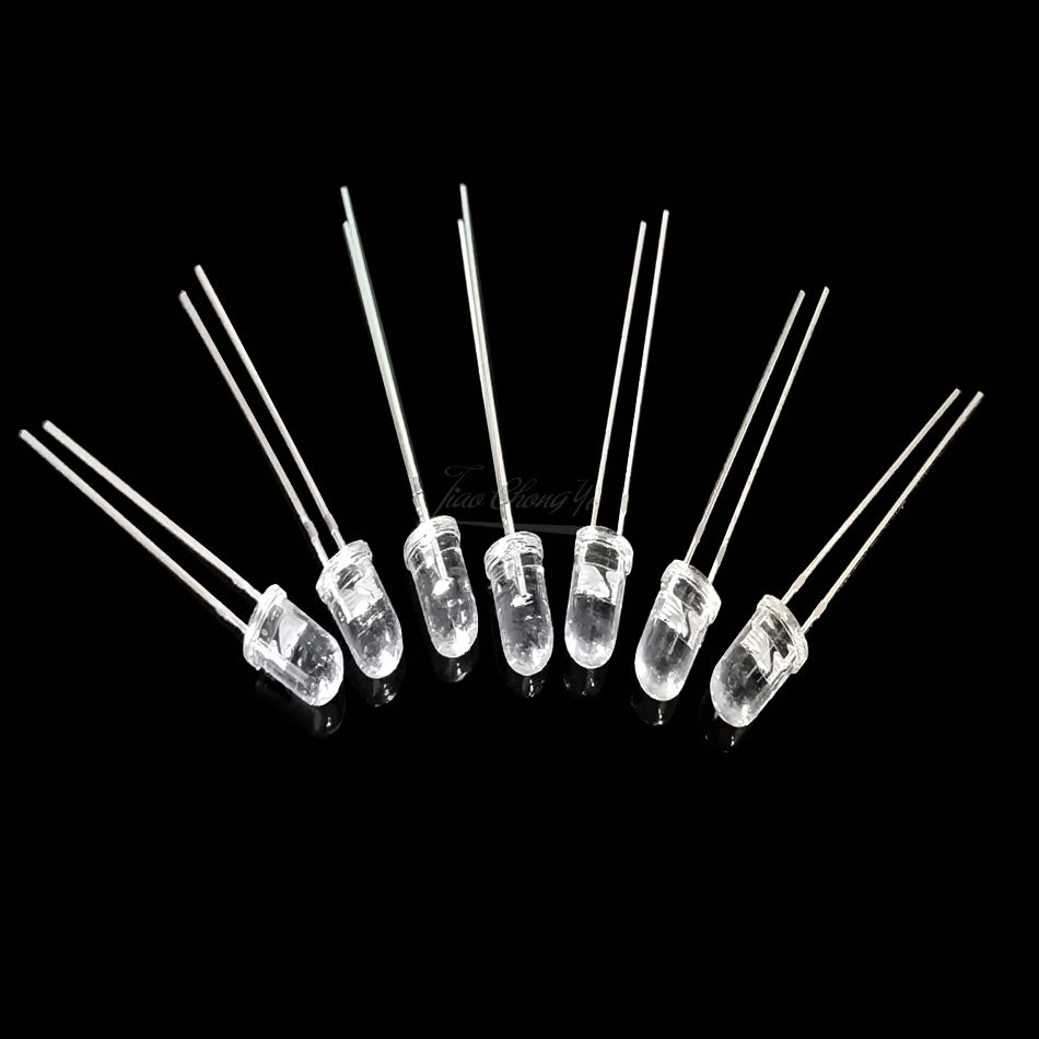 3mm 5mm IR LED Emitting Diode 850nm 940nm Emitter Receiver Infrared Transmitter Phototransistor Photodiode Invisible DIY PCB
