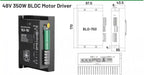 DC24V/48V AC220V Nema23 Nema34 Brushless Motor Driver Kit 57mm 86mm 65W-800W BLDC Motor Hall Sensor 3000rpm For PCB Drilling