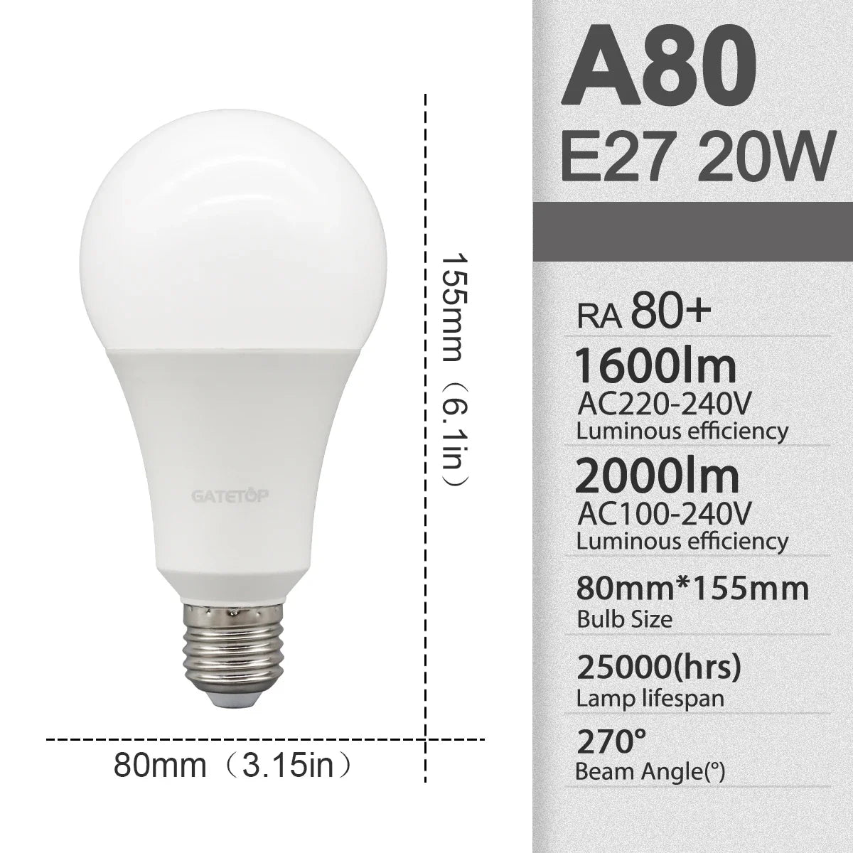 8Pcs E27 LED Bulbs AC 110V 220V 230V Boasting 3W 10W 20W 24W Lamp Warm White for Bedroom Balcony Lighting