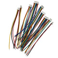 Mini Jst Sh 1.0mm Pitch Female Socket Terminal Plug Wire Connector Sh 1mm 2 3 4 5 6 7 8 Pin 10cm 28awg Electronic Wires Cable