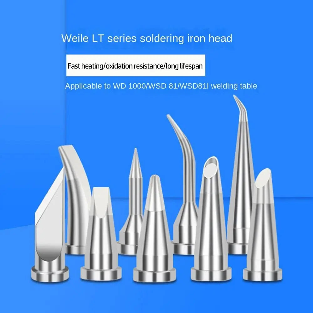 Oxygen-free Copper LT Series Welding Tips Horseshoe Shape Lead Free Solder Head for Weller WSD81 WD1000 WSP80 WP80