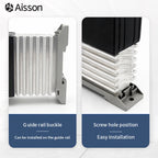 Din Rail Mount Solid State Relay SSR Single Phase DC Control AC AC Control AC With Heat Sink 10A 25A 40A 60A 80A 100A 120A