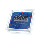 Rotating LED DIY Electronic Digital Clock / Shell DS1302 Dynamic Clock Light Controlled Temperature Display 51 SMC Welding