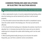 LUXIANZI Electric Suction Tin Gun Powerful Desoldering Pump Hand Welding Tools Removal Vacuum Soldering Sucker Pen Desolder