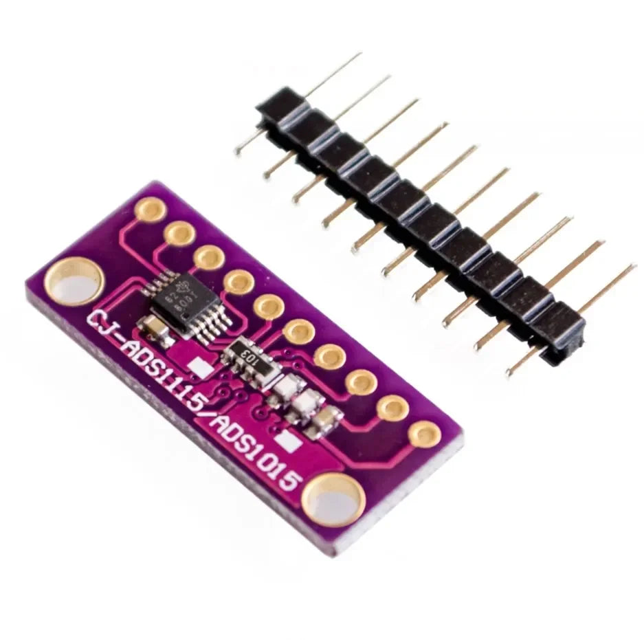 ADS1115 16 Bit ADC 4 channel Module with Programmable Gain Amplifier 2.0V to 5.5V  RPi