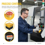 dailyWaterproof Emergency Stop Push Button Box 10A Safety Power Off  for Factory Automation and Equipment Protection