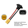 XT60/XT90 Male Female to C14 3Pin Power Socket Line XT60 XT90 Battery Charging Wire Connector New Energy E-bike Charging Cable