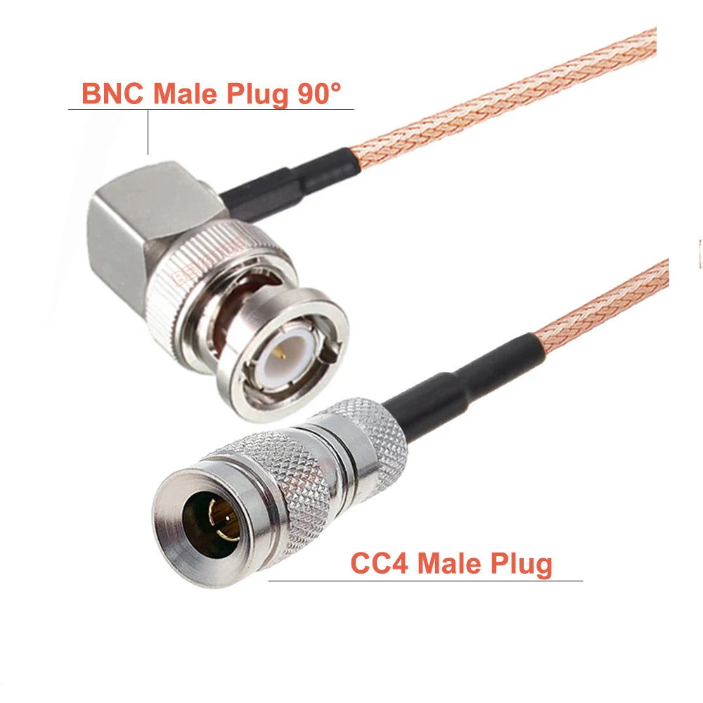 HD SDI Cable Straight BNC Female to Mini BNC DIN 1.0/2.3 CC4 Male RG179 Pigtail 75 Ohm for Blackmagic HyperDeck Shuttle