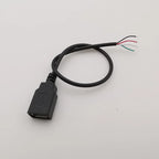 2 Pin 4 Pin Wire 5V USB 2.0 A Male Female Power Plug Pigtail Cable Jack Charging Cord Extension Connector 0.3m 1m 2m