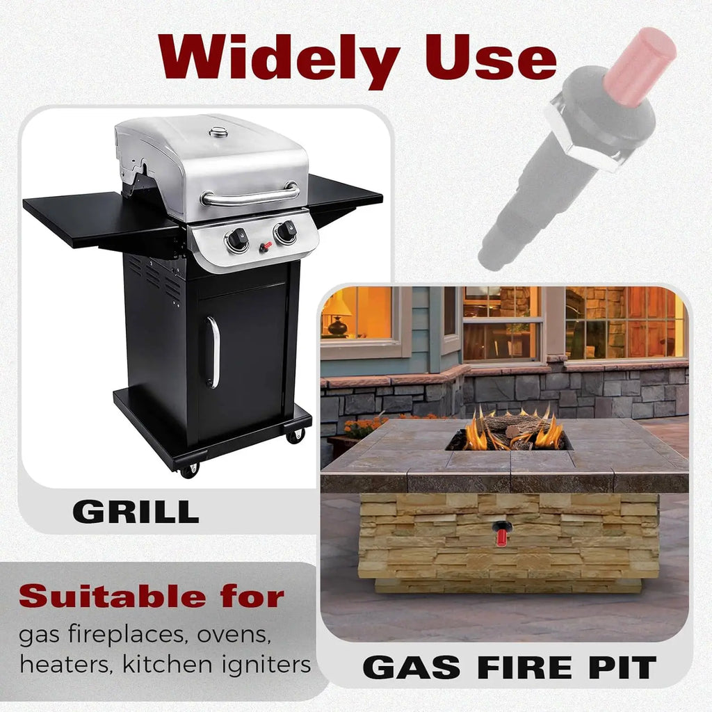 Piezo Igniter W/ Spark Ignition Propane Push Button Piezo Igniter Kit W/ Thread Ceramic Electrode Ignition Plug Type of 1 Out 2