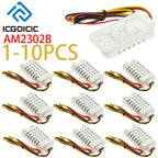 AAM2302B DHT22 Wire Digital Temperature Humidity Sensor Probe Module AM2302 Adapter Plate