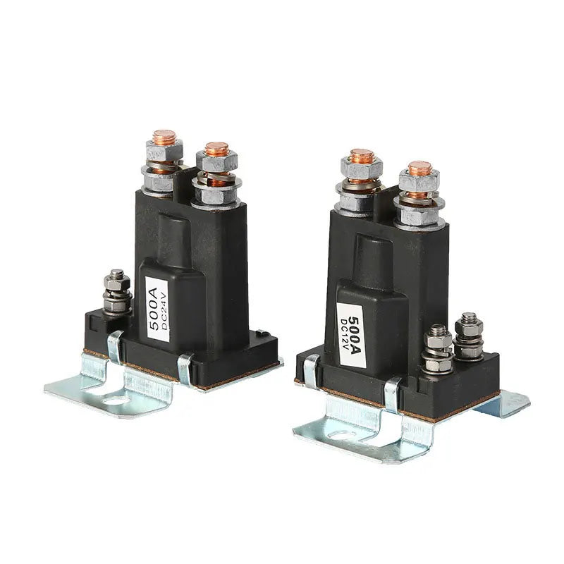 500A High Current Starter Relay 12V DC Auto Start Contactor SPST On/Off Switch Double Battery Isolator for Car Truck