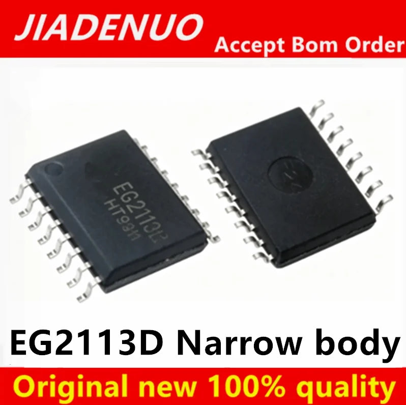 5/PCS New Original EG2113D   SOP16   Wide type, narrow type Inverter power supply half-bridge driver chip In Stock