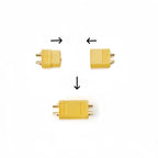XT Series XT30 XT60 XT90 Male Female Bullet Connector Plug Bullet Welding Terminal Suit for RC Lipo Battery Waterproof Connector