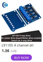 L298N Dual H-Bridge Motor Driver Module - PWM Speed Control & Direction Reversal for DC Motors (5V-35V)