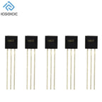 1-100pcs DS18B20 DS18B TO-92 Chip Programmable Digital Thermometer Temperature Sensor Temperature Acquisition TO-92