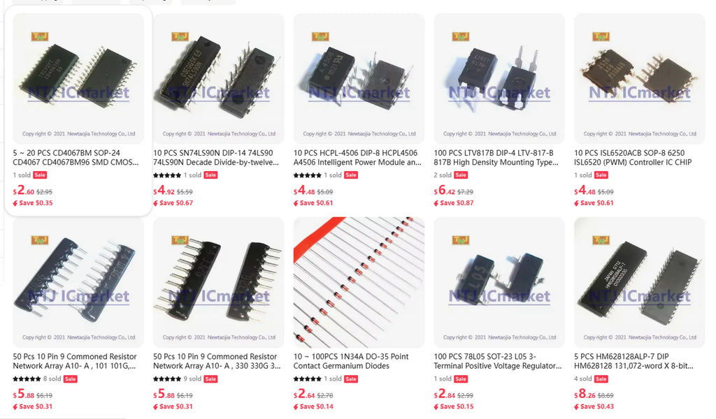 50 PCS NE555P DIP-8 NE555 555 General Purpose Single Bipolar Timers IC Chip