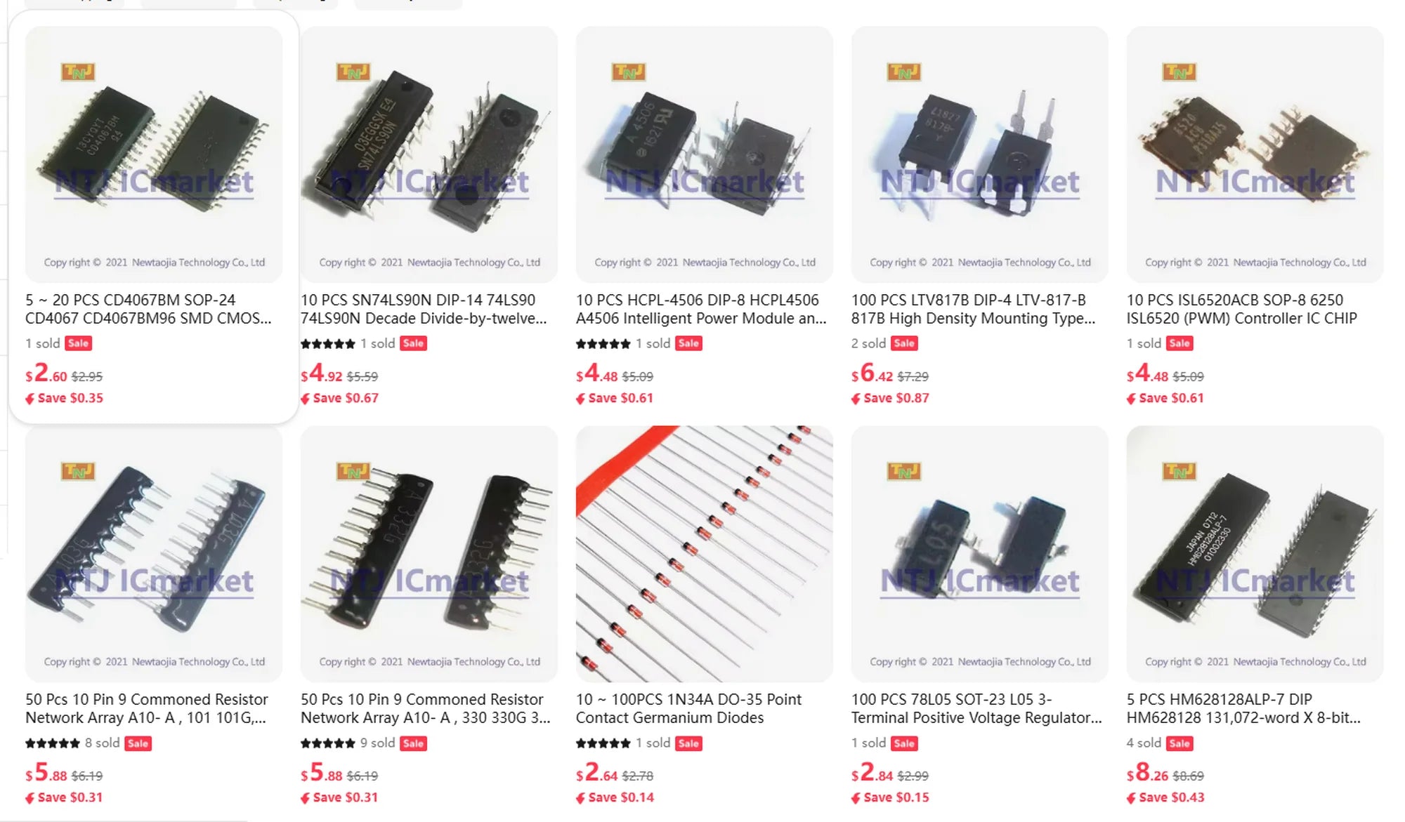 50 PCS NE555P DIP-8 NE555 555 General Purpose Single Bipolar Timers IC Chip