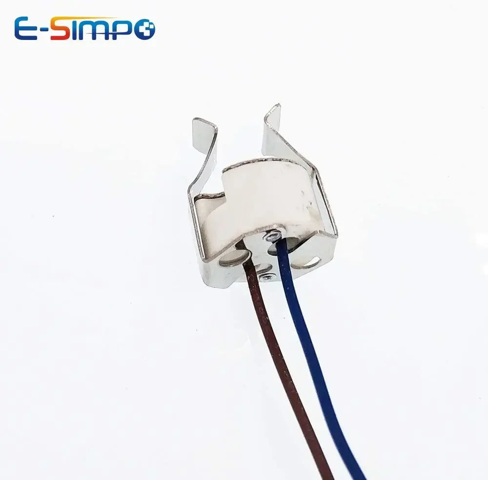 5pcs MR11 MR16 Socket Lamp Holder with Bracket LED Halogen G4 G5.3 Gu5.3 Light Socket Porcelain 20cm Long Wire Lead