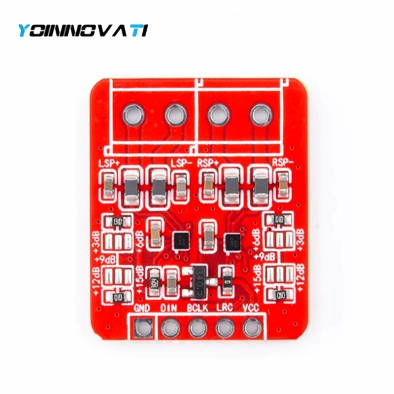 1PCS MAX98357A Stereo D Class Audio Amplifier Board PCM Input I2S Digital Audio Module with 8 Channel TDM Interface