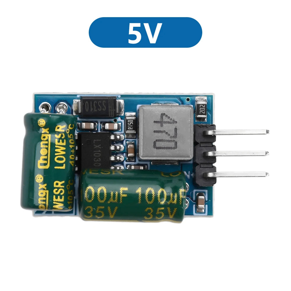 DC10-100V Step Down Power Module 24V 36V 48V 60V 72V to 3.3V 5V Buck Converter High Current 1A High Voltage Resistance