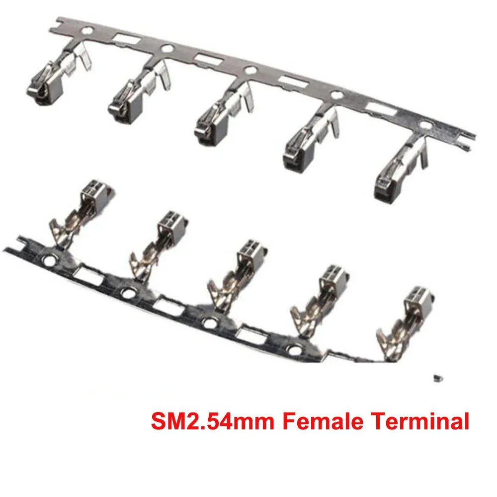 1000pcs XH XHD PH2.0 PHB CH3.96 VH3.96 KF2510 Dupont SM ZH1.5 1.25 SH1.0 MX3.0 Strip Metal Needle Crimp Cold-pressed Terminal