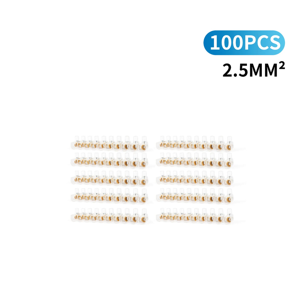 Dual Row 10-Position Terminal Block: White Screw Electric Barrier Strip with Self-Extinguish Feature, 380V Rated