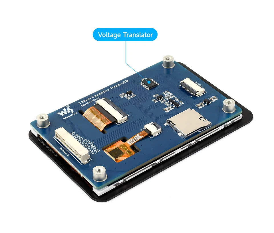 3.5inch Capacitive Touch Display Module, 320×480, Embedded with ST7796S Display Driver and FT6336U Capacitive Touch Controller
