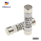5PCS Fast blow Ceramic Fuse 10X38MM Fuse 380V/500V 1A 2A 3A 4A 5A 6A 8A 10A 16A 20A 25A 32A 40A 50A