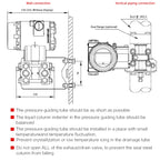 QD-3051 4-20mA+Hart Intelligent Micro Differential Pressure Sensor Capacitance Explosion-proof Pressure Transmitter