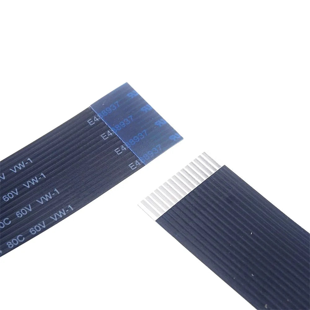 2 10 100 Pcs FPC Flexible Flat Cable FFC 15 PIN 1.0  MM Reverse Opposite 80 150 300 400 500 600 1000 2000 Black for Raspberry Pi