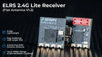 BETAFPV ELRS Lite 2.4G V1.2 Receiver Featuring ESP8285 MCU And SX1280 RF Chip With Flat Antenna For Micro Tiny Whoop Drone New