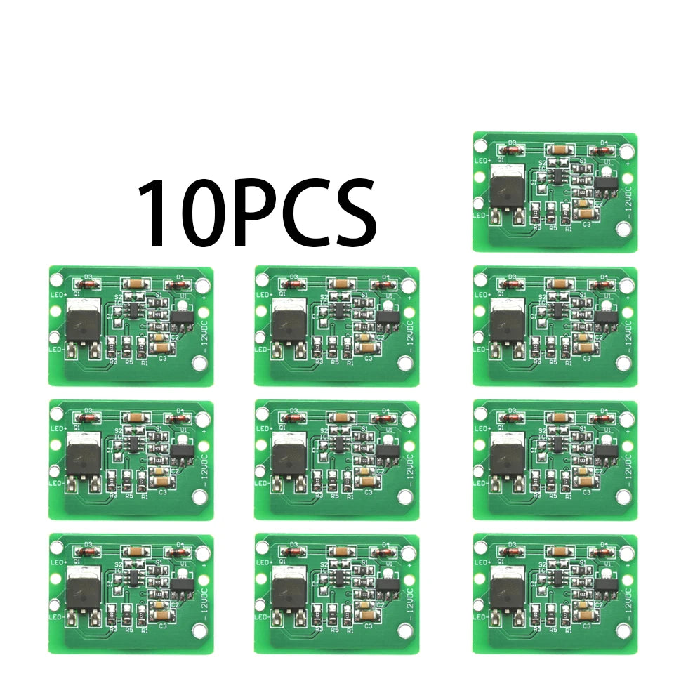 1-20PCS TTP223 Capacitive Touch Switch with 3A Relay – Toggle/Momentary Mode, DC 6-20V for LED Light Motor Pump Control