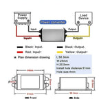 DC-DC 24V to 12V 15V-36V to 12V 5A 3A Step-Down Converter Car Power Module Buck Model Converter 24V 12V Waterproof Module