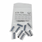 50PCS Alloy resistance kit 2512 SMD Resistor Samples kit 10 kindsX5pcs=50pcs R001 R002 R005 R008 R010 R015 R020 R025 R050 R100