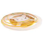 5v 12v Orange COB LED Strip Utlra Thin 2.7mm Flexible Ribbon Tape for car Lights Room Decor Amber 1800K 1900K 1m 2m 3m 5m 0.5m