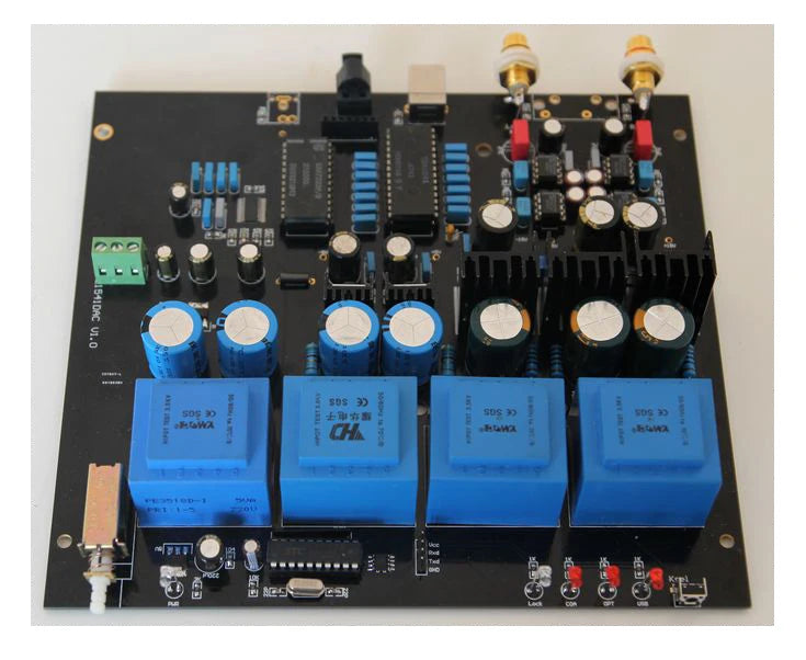 TDA1541 I2S IIS DOP Coaxial Fiber SPDIF Digital Audio DAC Decoder Board For HiFi home amplifier system Support 16Bit 48Khz