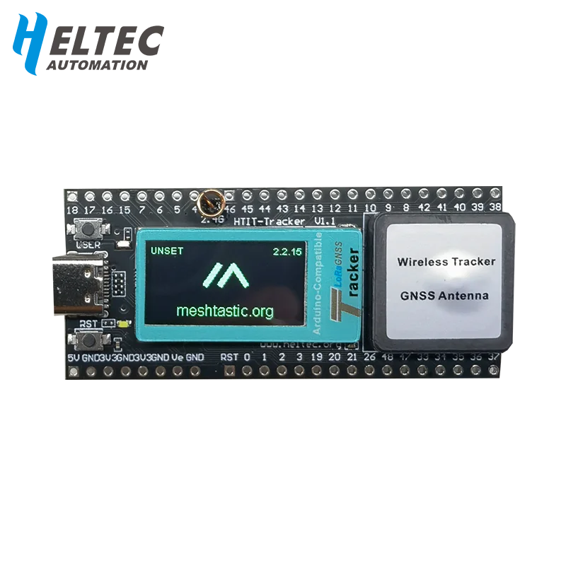 2024 New Heltec ESP32 LoRa Meshtastic Network Asset Tracker Wi-Fi Bluetooth GPS for Vehicle Tracker Bike IoT Devices