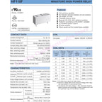 10Pcs/lot Power Relay HF118F-005-1ZS1T HF118F-012-1ZS1T HF118F-024-1ZS1T 5Pin 10A Power Relays 5V 12V 24V DC