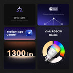 Global Yeelight Smart LED Bulb D1 Color Bluetooth Connection Dimmable E27 Voice Control Compatible With Apple Home Google Alexa