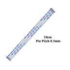 FPC Ribbon Flexible Flat Cable Coaxial Cable 24 Pin Pitch 0.5MM Wire Length 6/10/20/25CM For MateCam X7/X9