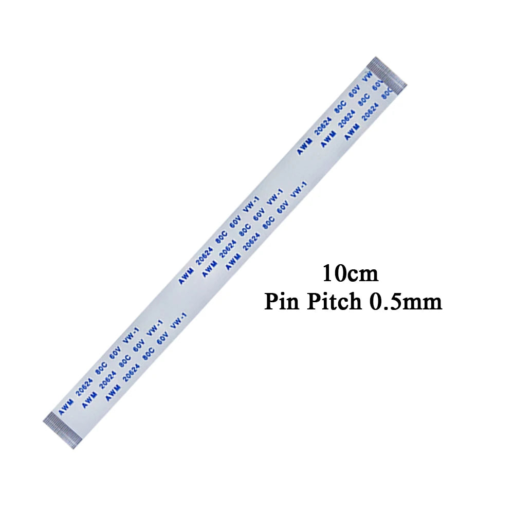 FPC Ribbon Flexible Flat Cable Coaxial Cable 24 Pin Pitch 0.5MM Wire Length 6/10/20/25CM For MateCam X7/X9