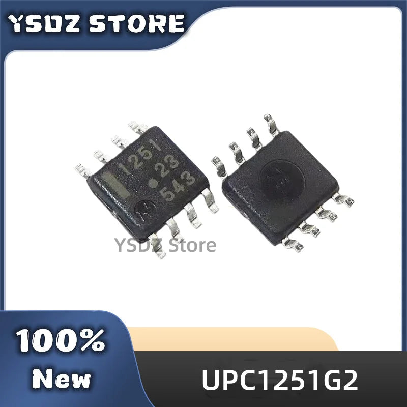 10~50PCS/LOT New Original UPC1251G2 UPC1251 silicon screen 1251 SOP-8 operational amplifier automotive chip in stock