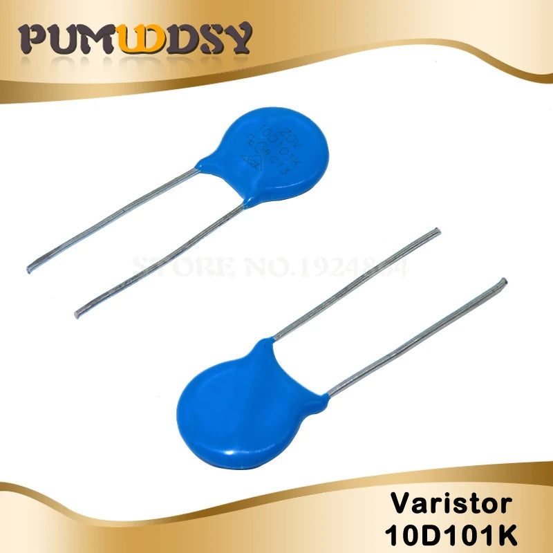 20PCS Piezoresistor Varistor Series 7D 10D 14D 7D151K 7D220K 10D101K 10D330K 14D471K 14D220K 7D431K 10D621K 10D561K Resistor